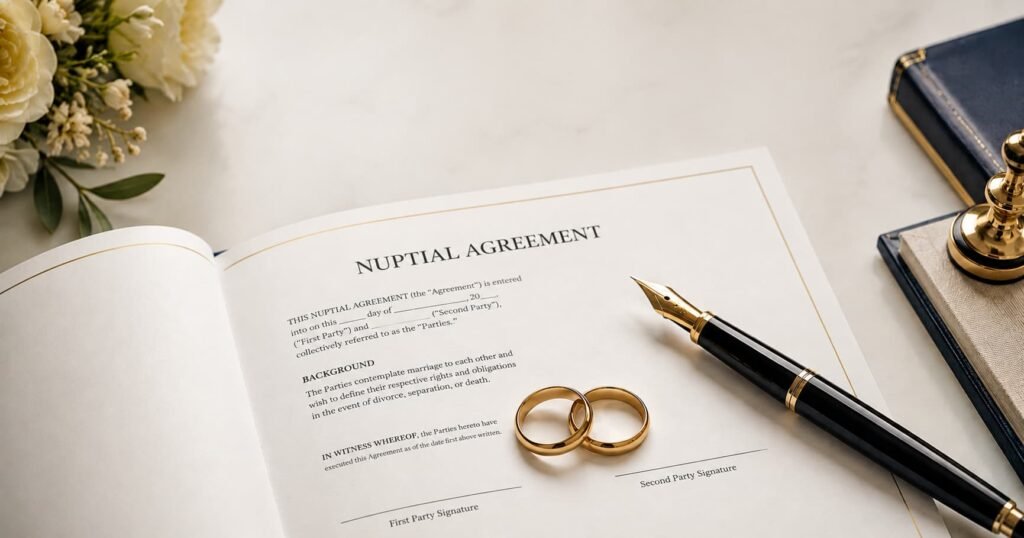 What is a pre-nuptial agreement